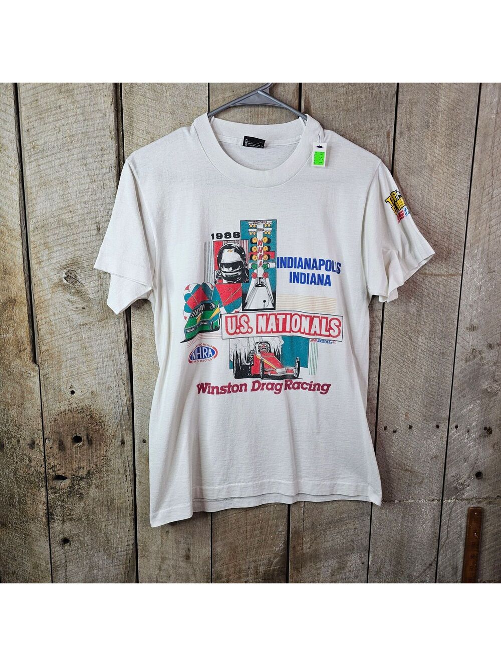 Vintage 1988 NHRA U.S. Nationals Winston Drag Racing Indianapolis T-Shirt M
